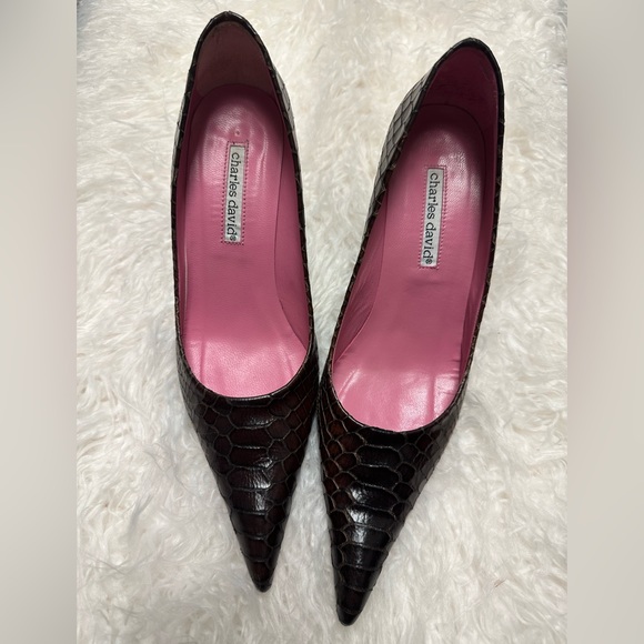 Charles David “Loyal” Snakeskin Heels - Picture 7 of 7